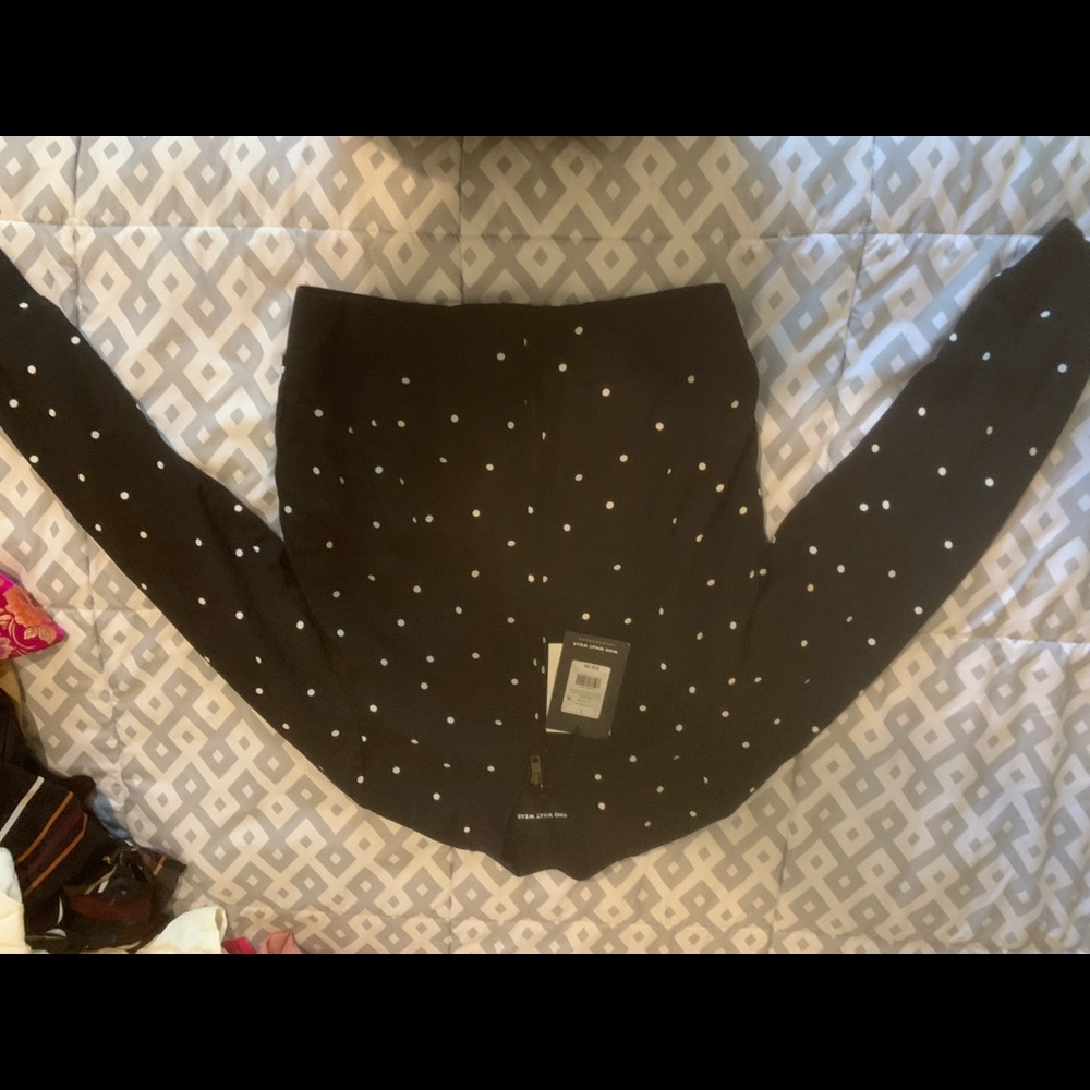 Polka Dot Bomber Jacket